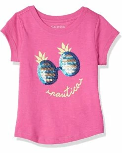 Nautica Girls' Flippable Sequin Tee Shirt | Shirts & Tops