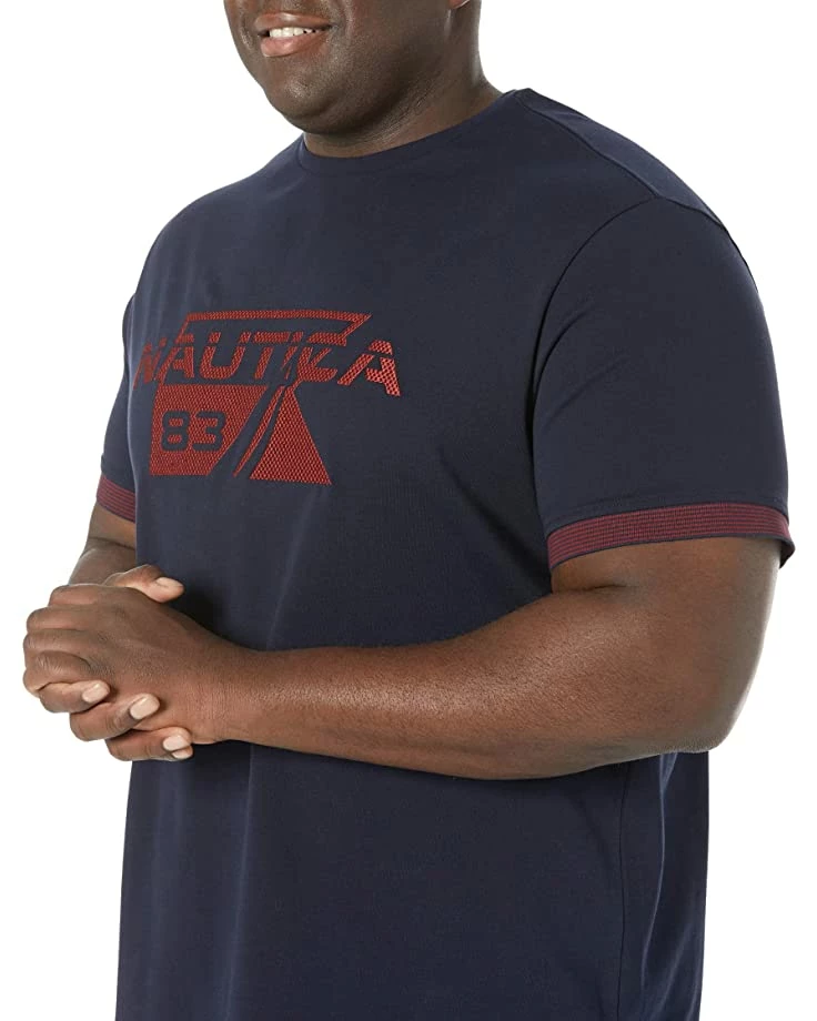 Nautica Big & Tall Big & Tall Embroidered Logo T-Shirt | Shirts & Tops 3 Nautica Big & Tall Big & Tall Embroidered Logo T-Shirt | Shirts & Tops - Image 3