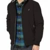 Nautica Men's Zip Up Bomber Jacket, Water and Wind Resistant | Coats & Outerwear