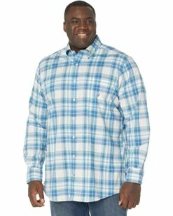 Nautica Big & Tall Big & Tall Classic Fit Plaid Shirt | Shirts & Tops