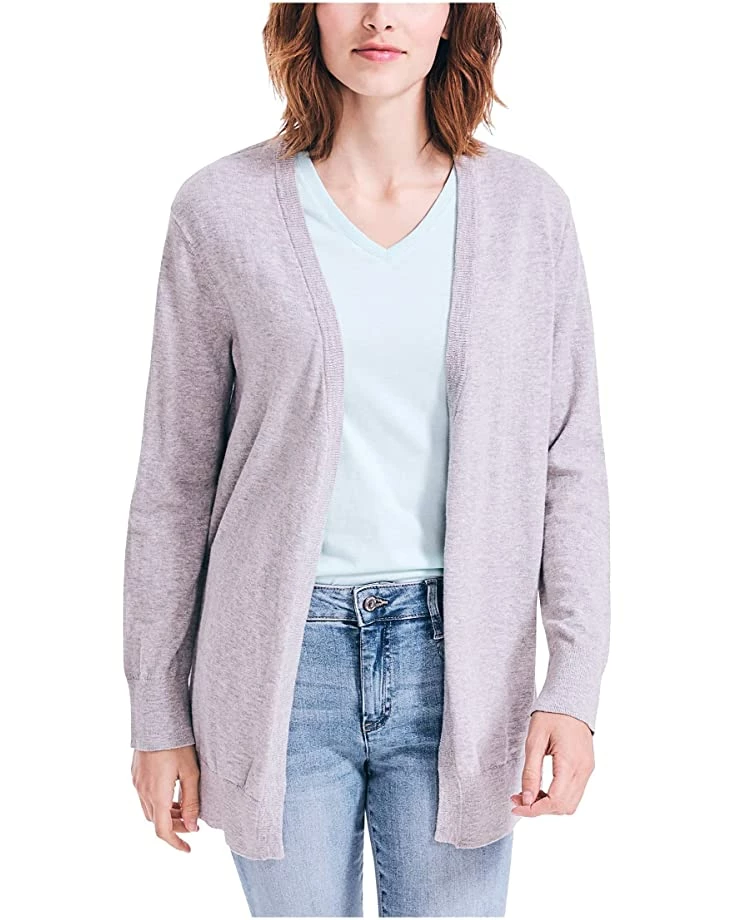 Nautica Women's Soft Open Front Long Cardigan | Sweaters 1 Nautica Women's Soft Open Front Long Cardigan | Sweaters