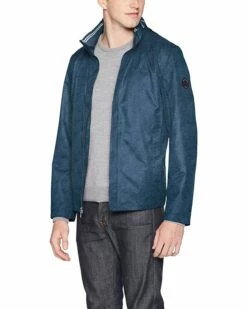 Nautica Mens Classic Fit Embroidered Levy Bomber Jacket | Coats & Outerwear