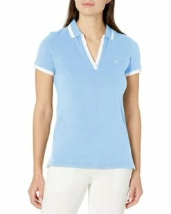 Nautica Women's Stretch Cotton Polo Shirt | Shirts & Tops -Nautica sales 2022 81hmeNOoGGL. AC SR736920