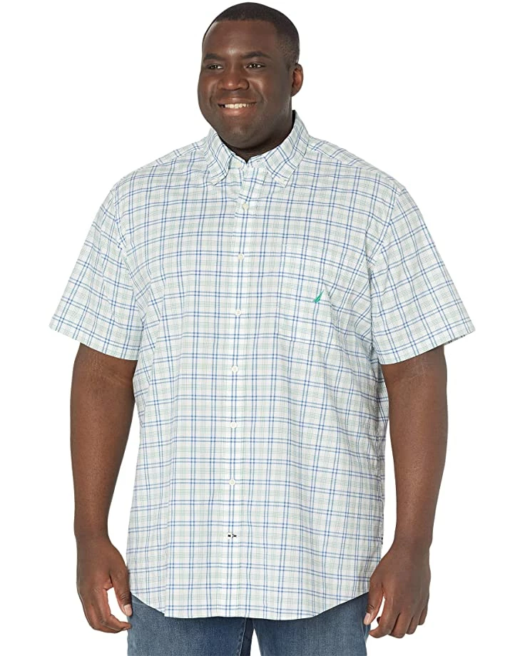 Nautica Big & Tall Big & Tall Classic Fit Plaid Oxford Shirt | Shirts & Tops 1 Nautica Big & Tall Big & Tall Classic Fit Plaid Oxford Shirt | Shirts & Tops