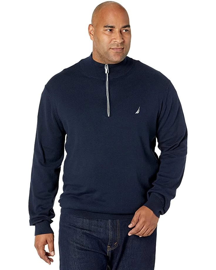 Nautica Big & Tall Big & Tall Navtech 1/4 Zip Sweater | Sweaters 5 Nautica Big & Tall Big & Tall Navtech 1/4 Zip Sweater | Sweaters - Image 5