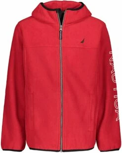 Nautica Boys' Fleece Zip-up Hoodie Sweatshirt | Coats & Outerwear