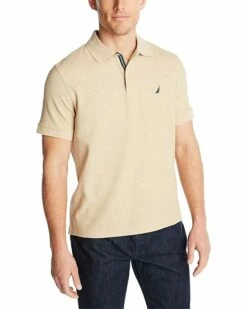Nautica Men's Classic Short Sleeve Solid Polo Shirt | Shirts & Tops