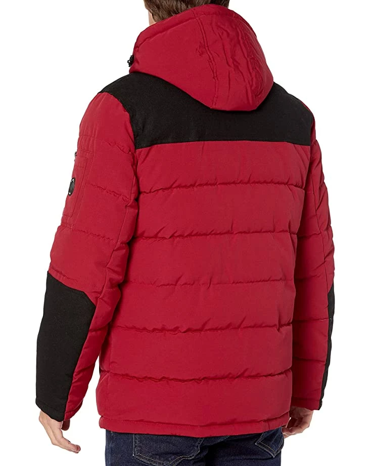 Nautica Men's Quilted Parka Jacket With Removable Faux Fur Hood | Coats & Outerwear 2 Nautica Men's Quilted Parka Jacket With Removable Faux Fur Hood | Coats & Outerwear - Image 2