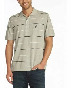 Nautica Men's Classic Fit Short Sleeve 100% Cotton Pique Stripe Polo Shirt | Shirts & Tops -Nautica sales 2022 81pOfCs28jL. AC SR736920