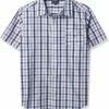 Nautica Boys' Short Sleeve Plaid Woven Button Down Tee | Shirts & Tops