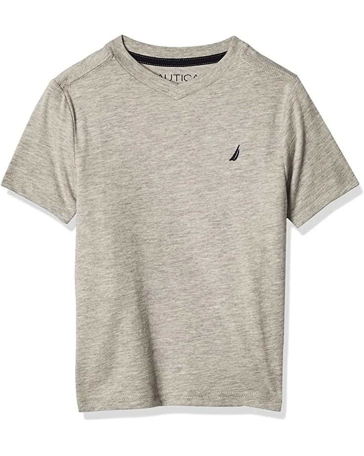 Nautica Boys' Short Sleeve Solid V-Neck T-Shirt | Shirts & Tops 2 Nautica Boys' Short Sleeve Solid V-Neck T-Shirt | Shirts & Tops - Image 2