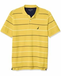 Nautica Men's Classic Fit Short Sleeve 100% Cotton Pique Stripe Polo Shirt | Shirts & Tops -Nautica sales 2022 81rBkwNvmxL. AC SR736920