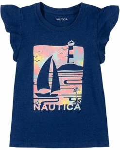 Nautica Girls' Short Sleeve Stripe Fashion Dress | Shirts & Tops -Nautica sales 2022 81rNuCVcsmL. AC SR736920