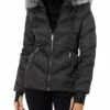 Nautica Women's Midweight Puffer Jacket with Faux Fur Trim | Coats & Outerwear