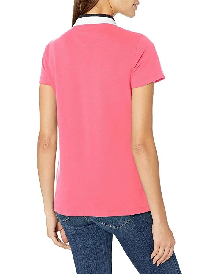 Nautica Women's Stretch Cotton Polo Shirt | Shirts & Tops 2 Nautica Women's Stretch Cotton Polo Shirt | Shirts & Tops - Image 2