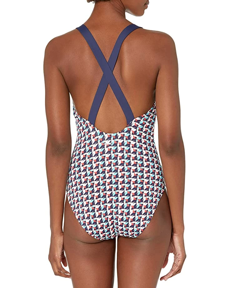Nautica Women's Standard V Neck Crossback One Piece | Swimwear 2 Nautica Women's Standard V Neck Crossback One Piece | Swimwear - Image 2