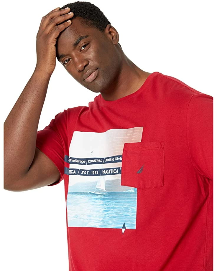 Nautica Big & Tall Big & Tall Sustainably Crafted Graphic T-Shirt | Shirts & Tops 3 Nautica Big & Tall Big & Tall Sustainably Crafted Graphic T-Shirt | Shirts & Tops - Image 3