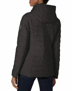 Nautica Women's 3/4 Midweight Stretch Puffer Jacket with Hood | Coats & Outerwear -Nautica sales 2022 81vo5MqYuXL. AC SR736920