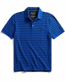 Nautica Men's Classic Fit Performance Stripe Polo | Shirts & Tops