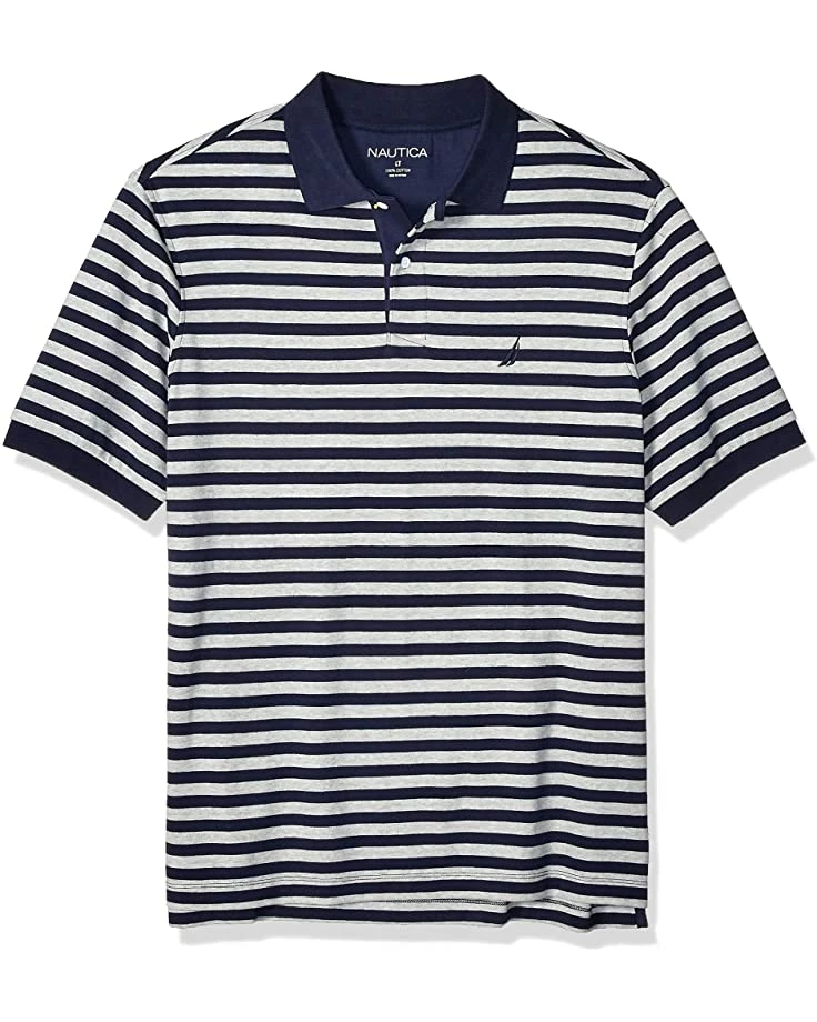 Nautica Men's Classic Fit 100% Cotton Soft Short Sleeve Stripe Polo Shirt | Shirts & Tops 8 Nautica Men's Classic Fit 100% Cotton Soft Short Sleeve Stripe Polo Shirt | Shirts & Tops - Image 8
