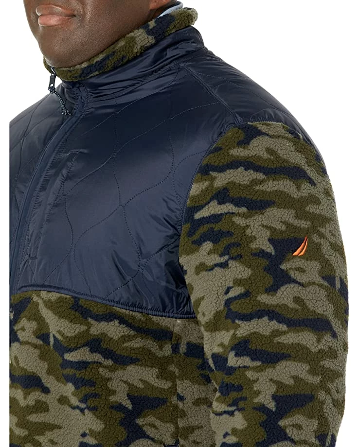 Nautica Big & Tall Big & Tall Quilted Camouflage Sherpa Fleece | Coats & Outerwear 3 Nautica Big & Tall Big & Tall Quilted Camouflage Sherpa Fleece | Coats & Outerwear - Image 3