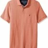 Nautica Men's Short Sleeve Slim Fit Solid Deck Polo | Shirts & Tops