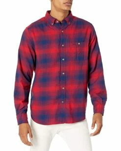 Nautica Men's Classic-fit Plaid Shirt Jacket | Shirts & Tops -Nautica sales 2022 91WaFSwH12L. AC SR736920