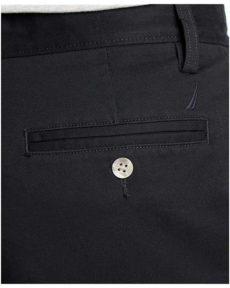 Nautica Men's Cotton Twill Flat Front Chino Short | Shorts 3 Nautica Men's Cotton Twill Flat Front Chino Short | Shorts - Image 3
