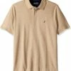 Nautica Men's Big and Tall Classic Fit Short Sleeve Solid Performance Deck Polo Shirt | Shirts & Tops