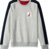 Nautica Men's Logo Color Block Crew Neck Fleece Sweatshirt | Hoodies & Sweatshirts