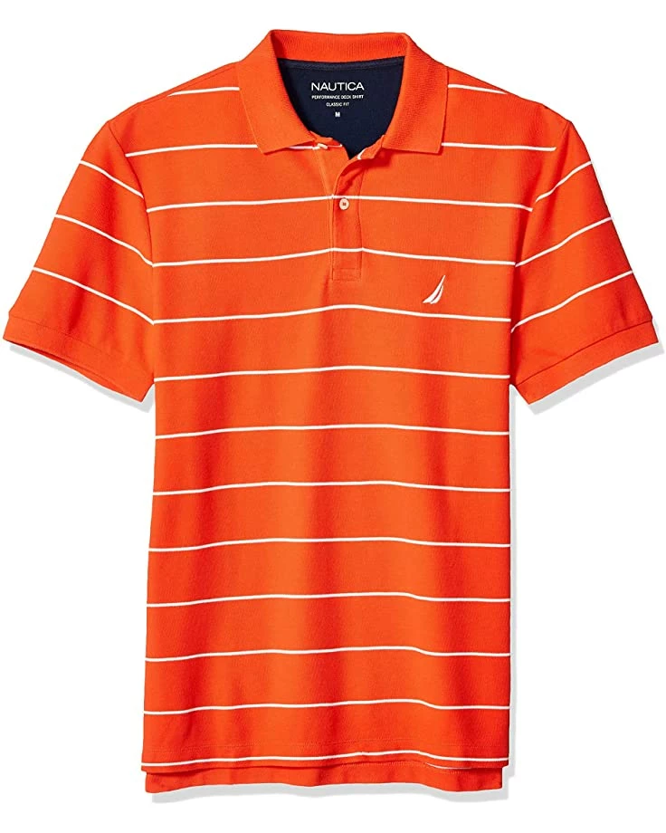 Nautica Men's Classic Short Sleeve Striped Polo T-Shirt | Shirts & Tops 6 Nautica Men's Classic Short Sleeve Striped Polo T-Shirt | Shirts & Tops - Image 6