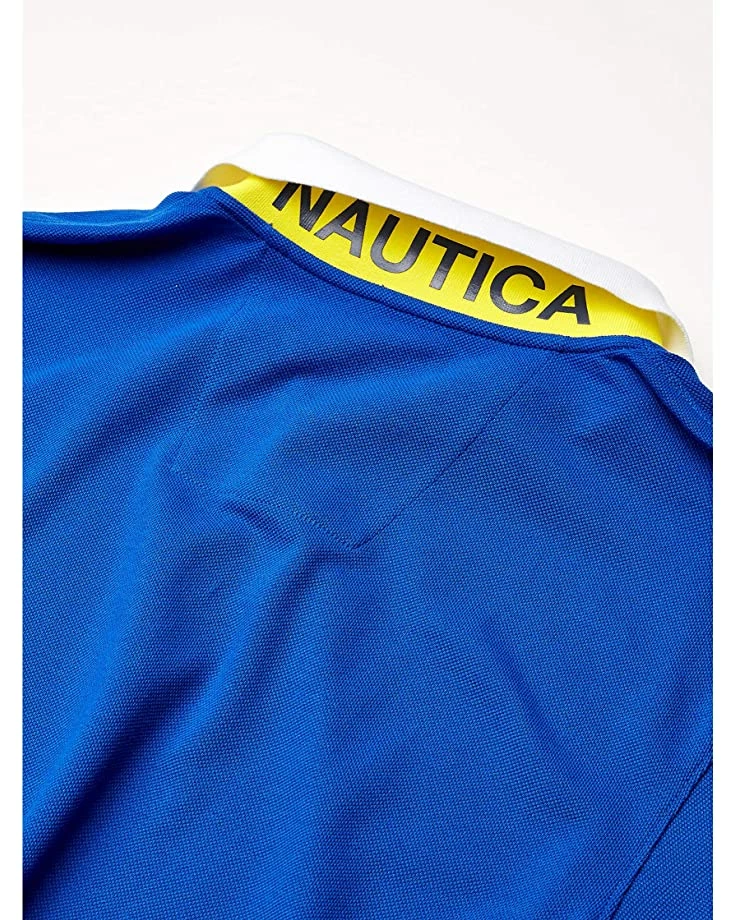 Nautica Men's Classic Fit Short Sleeve Performance Pique Polo Shirt | Shirts & Tops 2 Nautica Men's Classic Fit Short Sleeve Performance Pique Polo Shirt | Shirts & Tops - Image 2